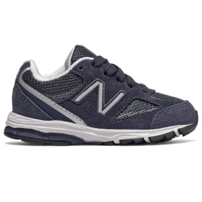 New Balance Toddler 888 v2 Navy with Grey Tie
