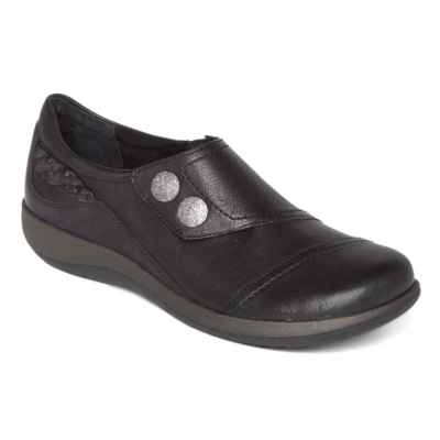 Aetrex Women's Karina Monk Strap Black