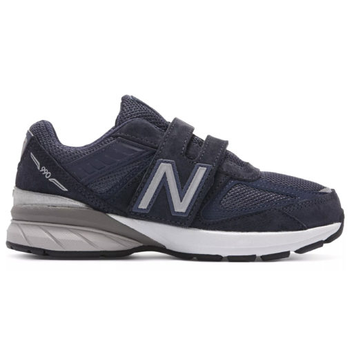 New Balance Kid's 990v5 Navy Hook & Loop