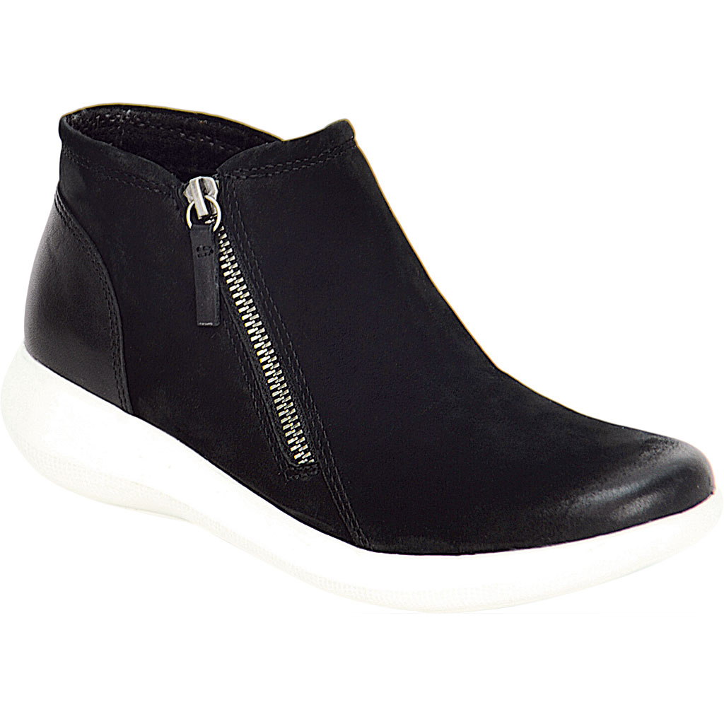 Aetrex Women's Serena Zip Up Ankle Boot Black | Laurie's Shoes