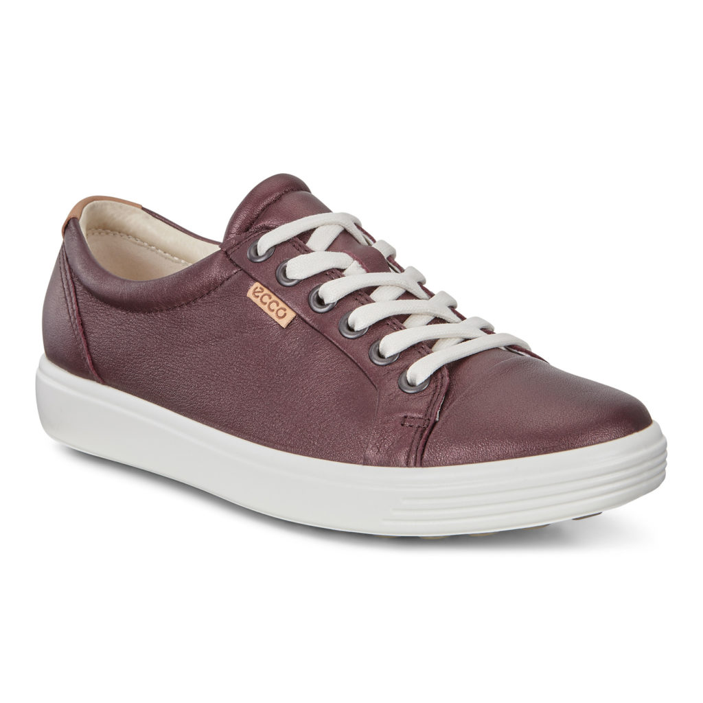 ecco leather sneakers womens