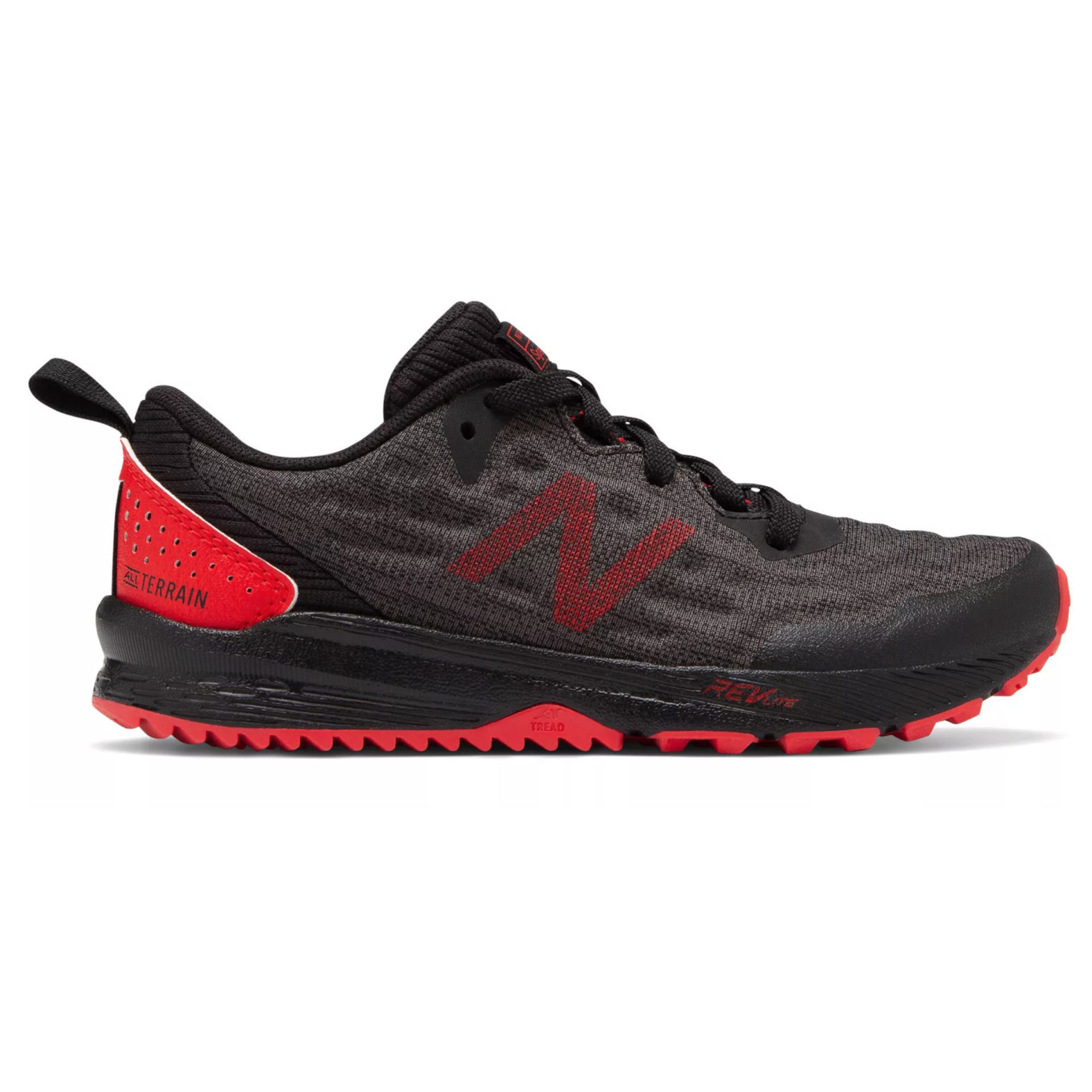 New Balance Kid's FuelCore NITREL Black and Red | Laurie's Shoes