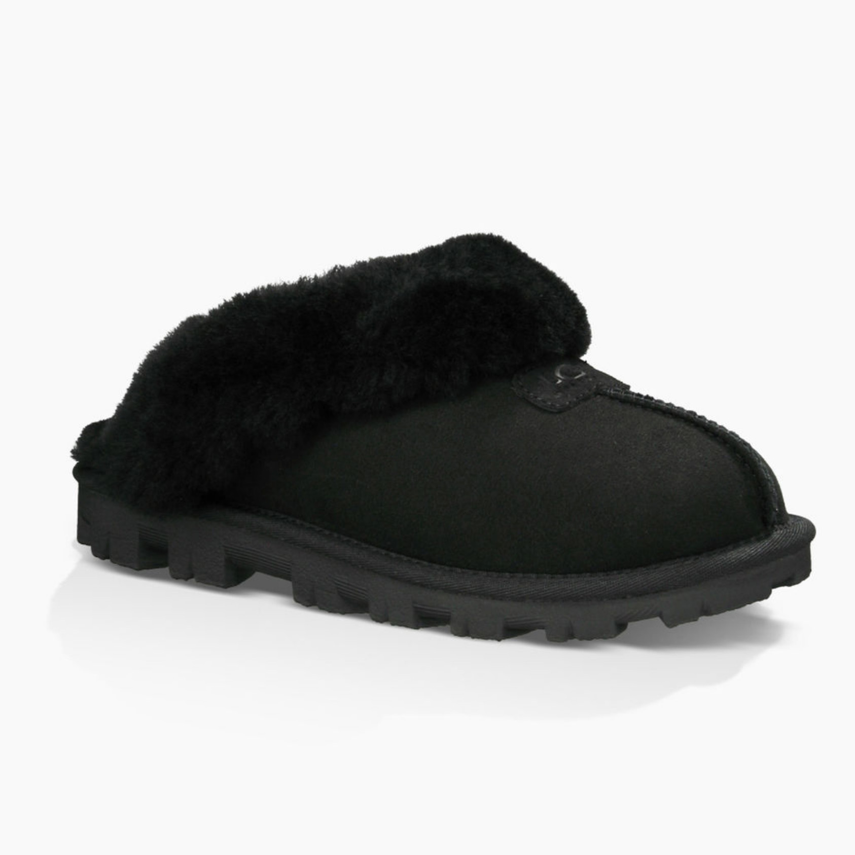 ugg black slippers womens 