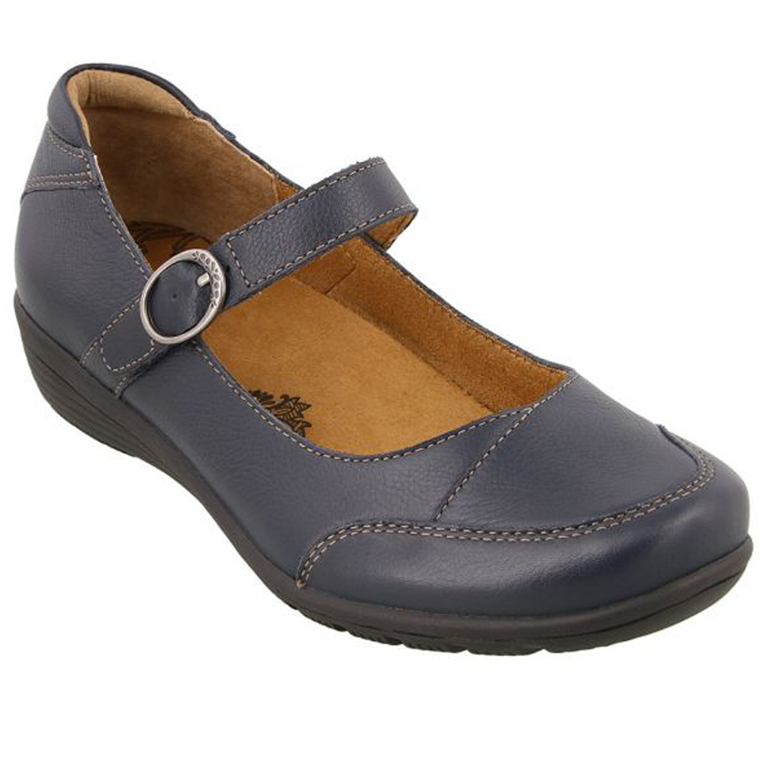 Taos Women's Shoes Navy Leather Laurie's Shoes