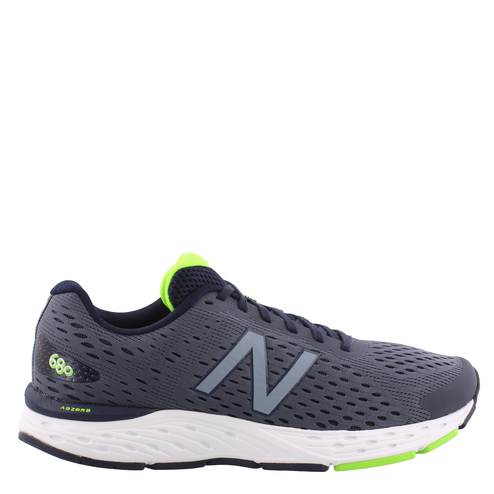 New Balance Men's 680 V6 Grey/Green | Laurie's Shoes