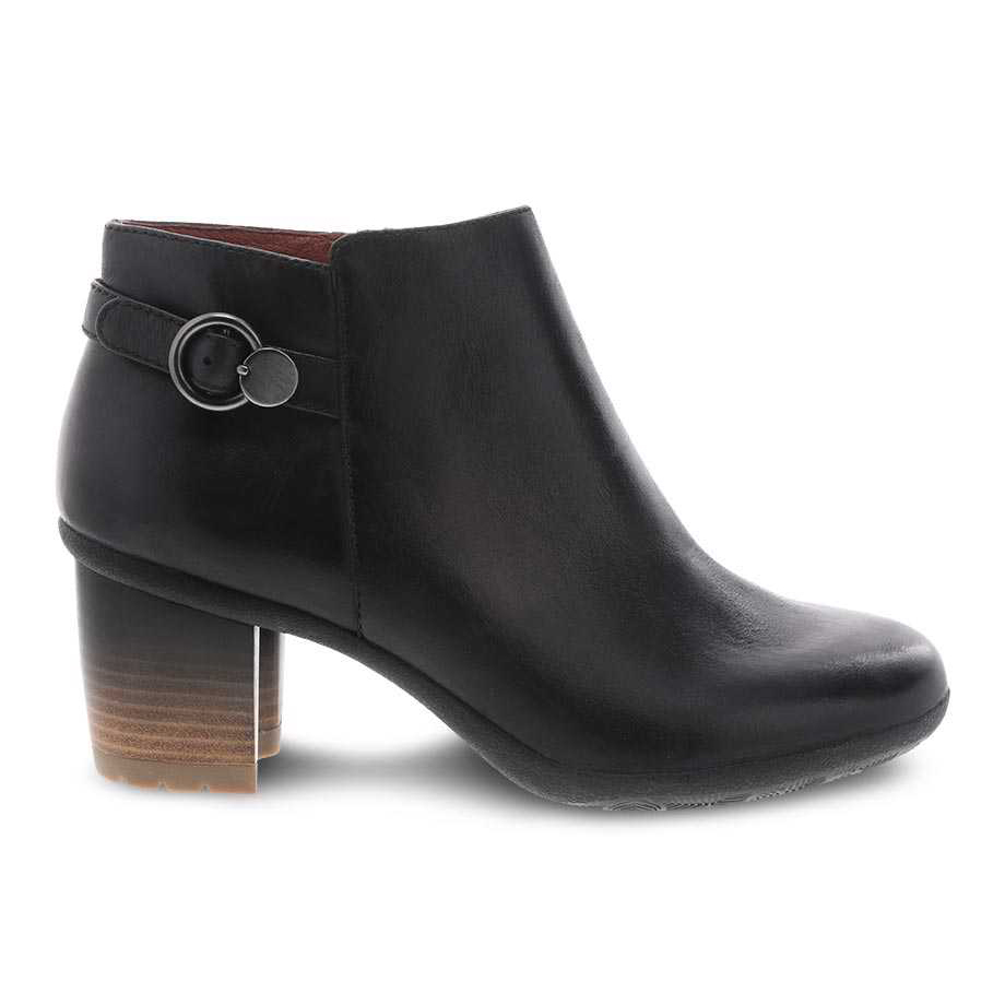 dansko black leather boots