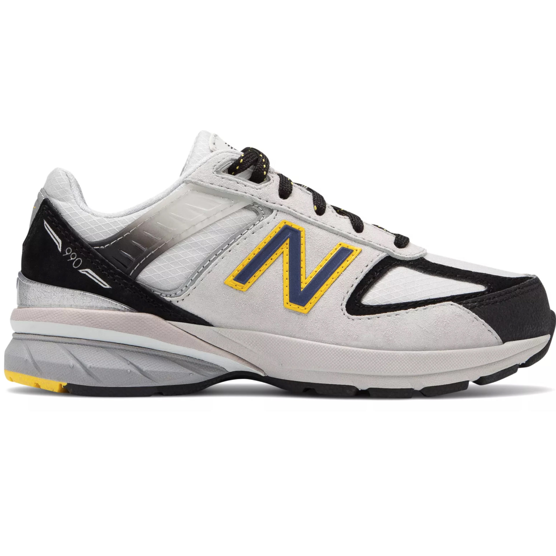 black and silver new balance