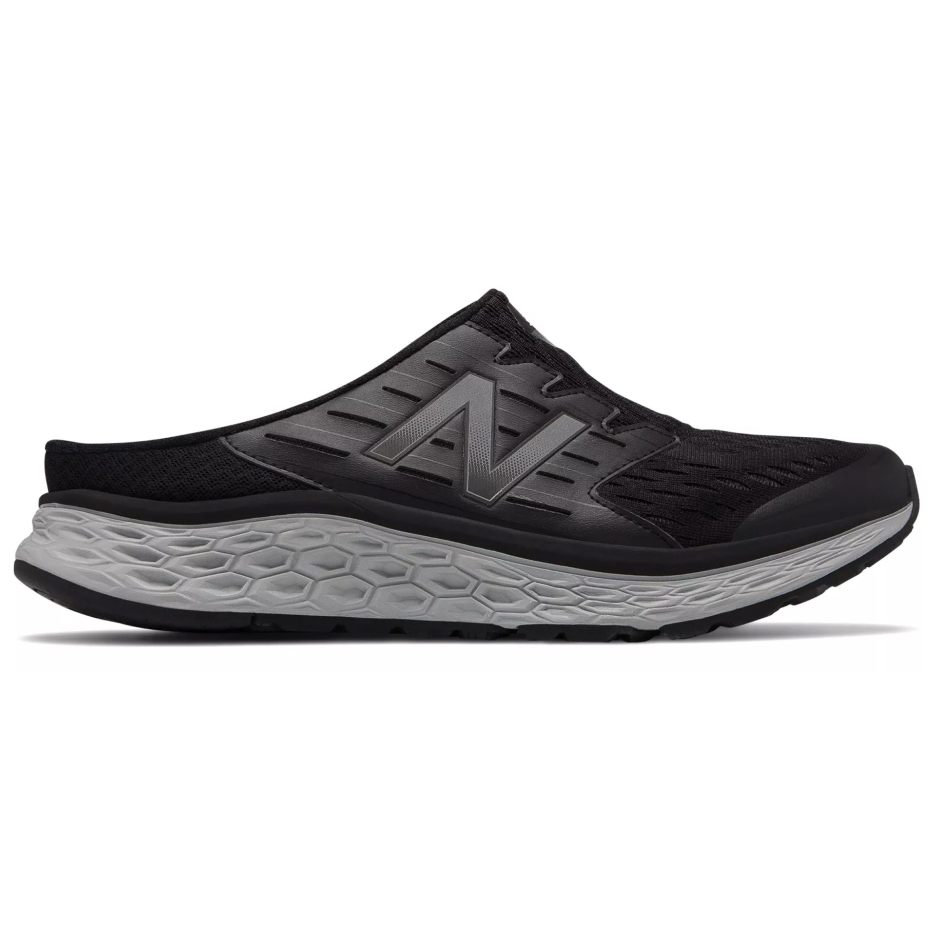 new balance mens black walking shoes