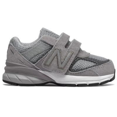 New Balance Toddler's 990v5 Grey Hook & Loop