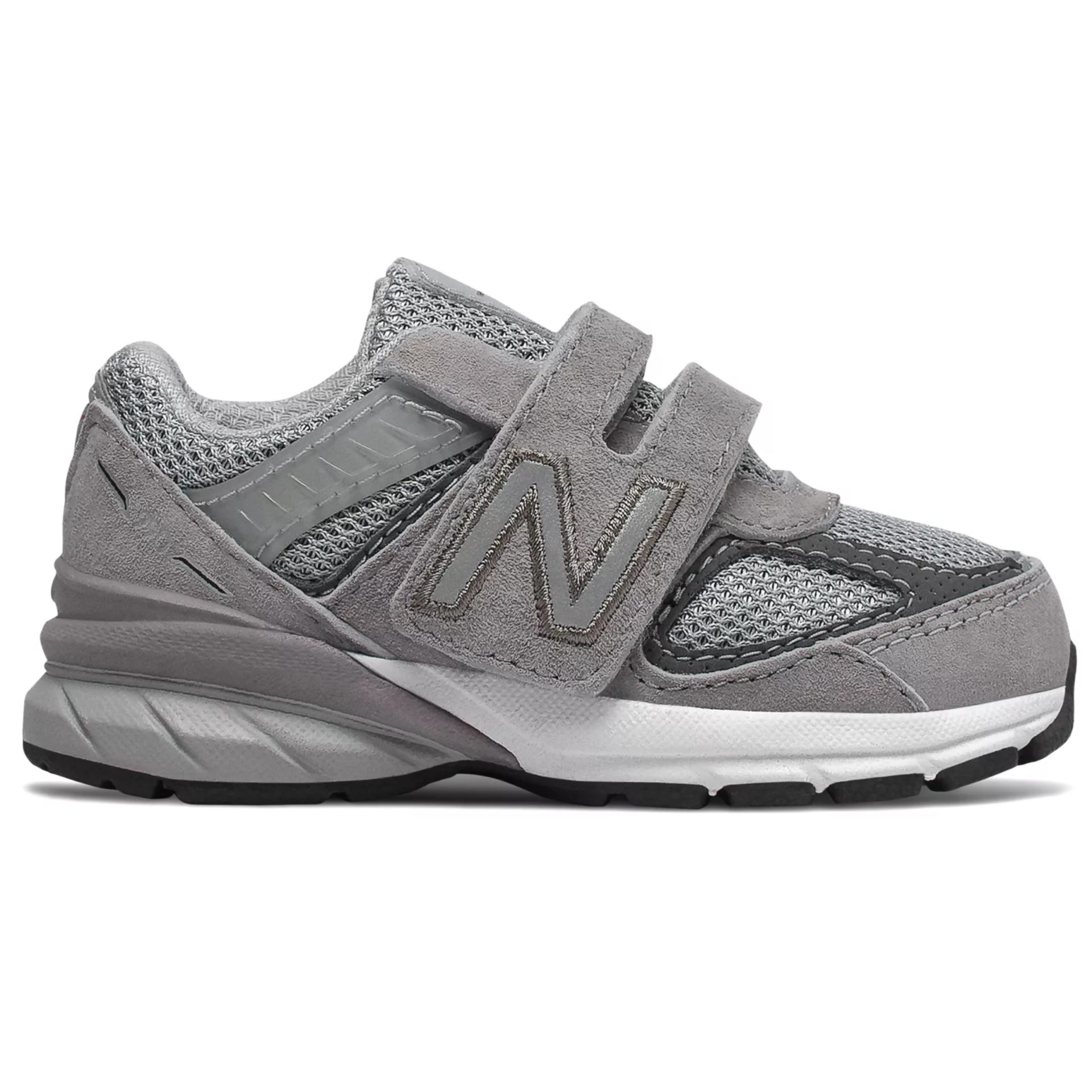 heet Mam Tom Audreath New Balance Toddler's 990v5 Grey Hook & Loop | Laurie's Shoes