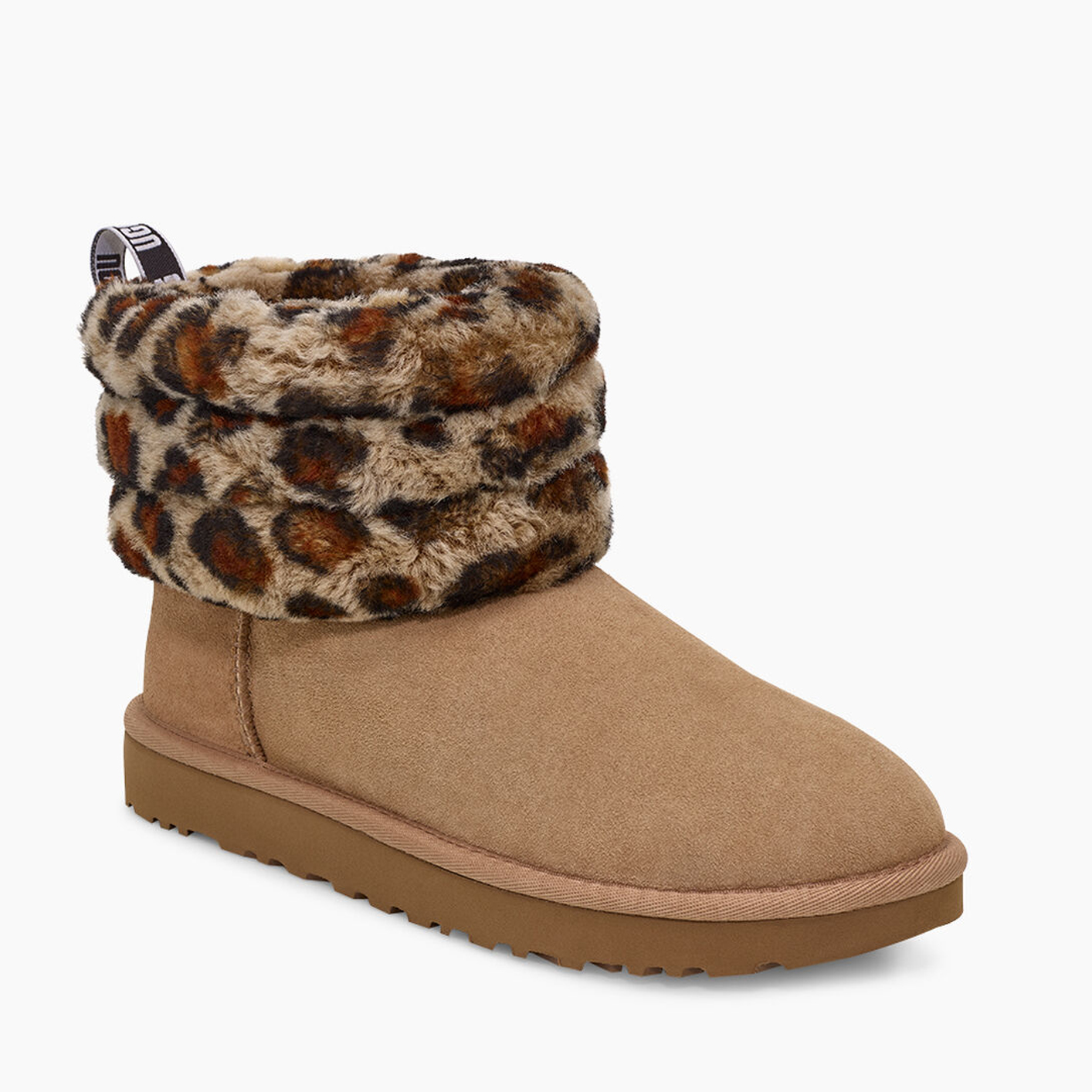 fluff quilted ugg boots