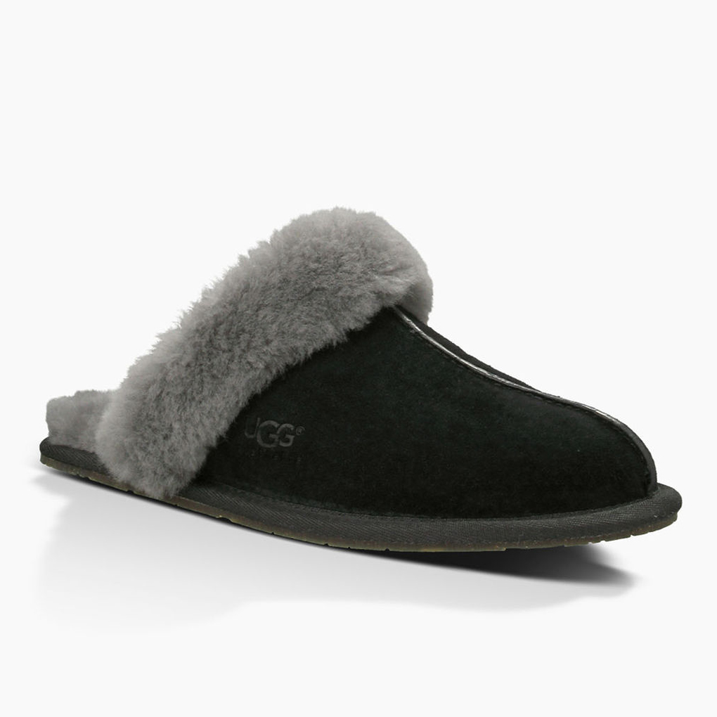 dark grey ugg slippers