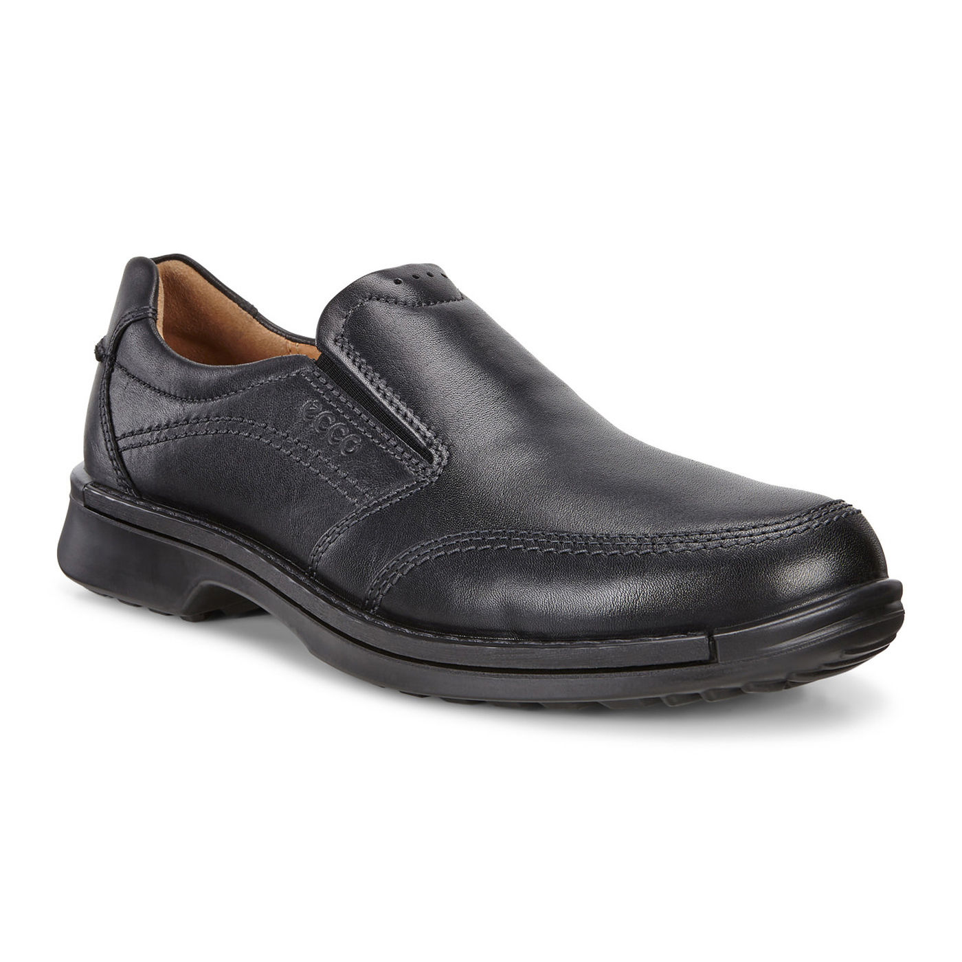 ECCO Men's Fusion II Slip On Black Leather | Laurie's Shoes