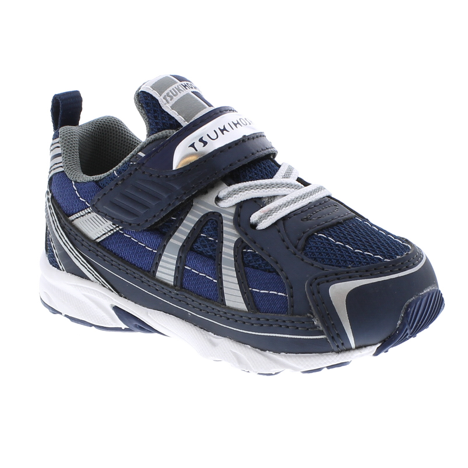 Tsukihoshi Infant Storm Navy/Silver | Laurie's Shoes