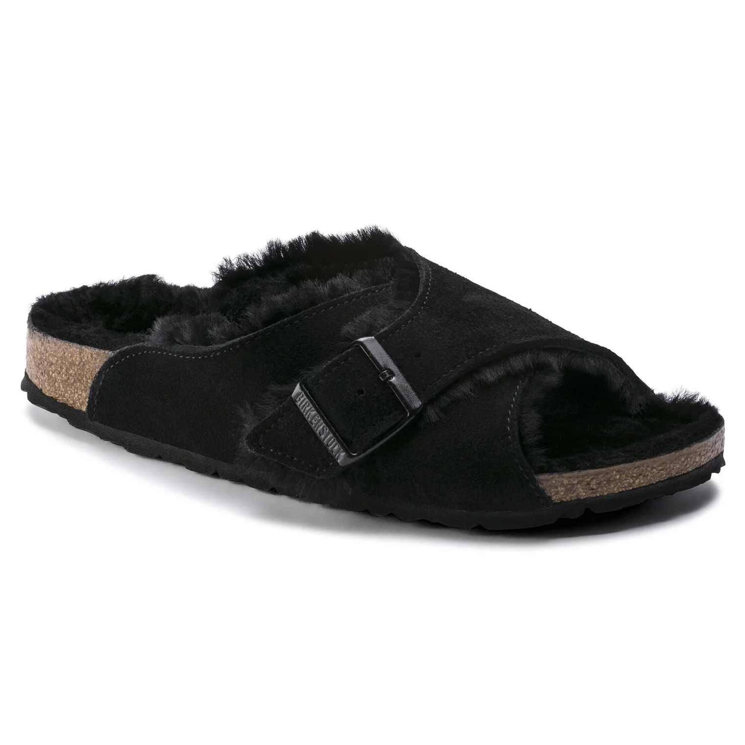 arosa shearling suede leather
