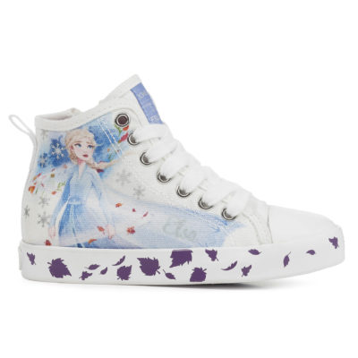 Geox Ciak Girl Frozen Shoes High-Top White Elsa