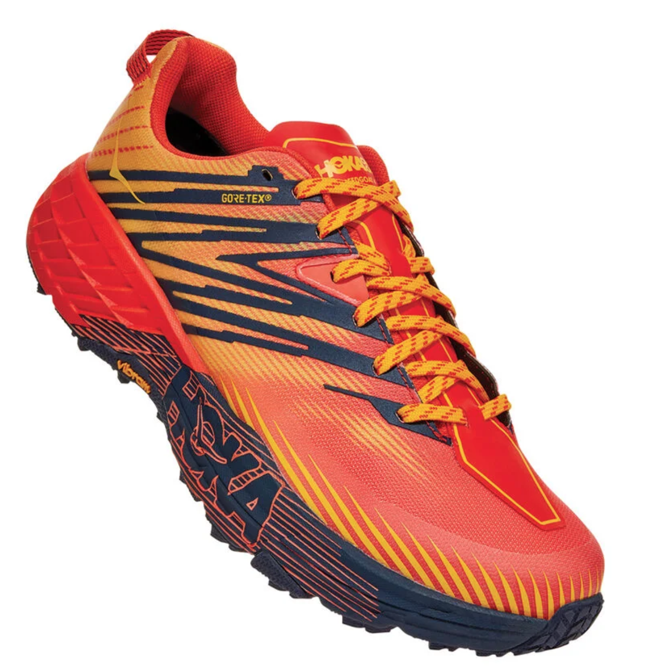 Hoka One One Men's Speedgoat 4 GORE-TEX Orange | Laurie's Shoes