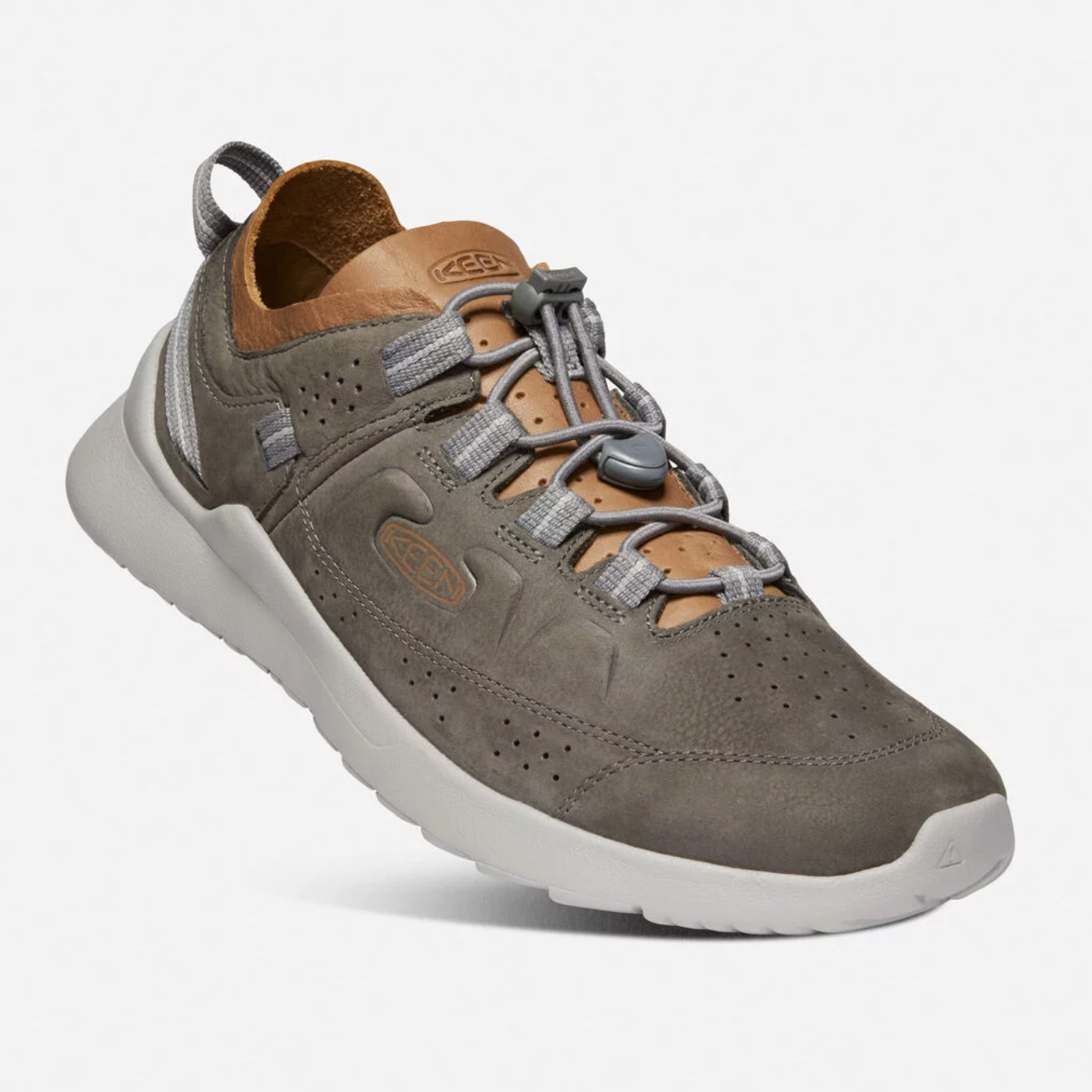 Keen Men's Highland Leather Shoe Steel Grey/Drizzle | Laurie's Shoes