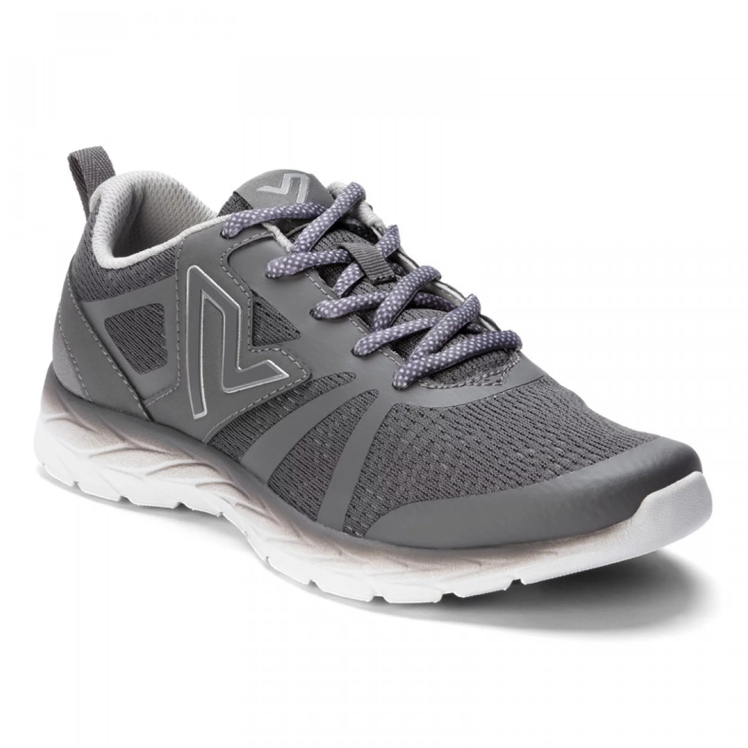 Vionic Women's Miles Active Sneaker Grey Laurie's Shoes