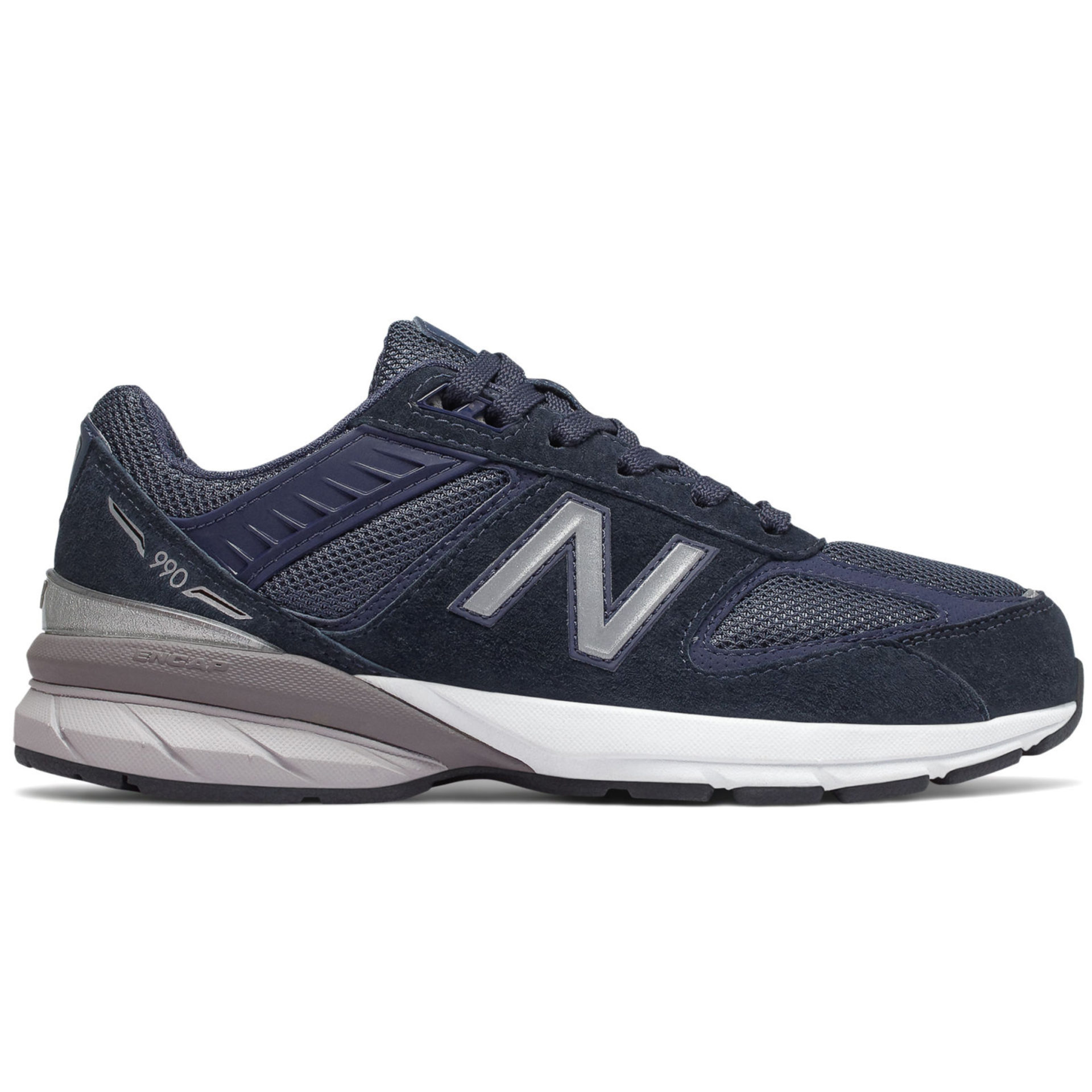 New Balance Kid's 990v5 Navy Tie | Laurie's Shoes