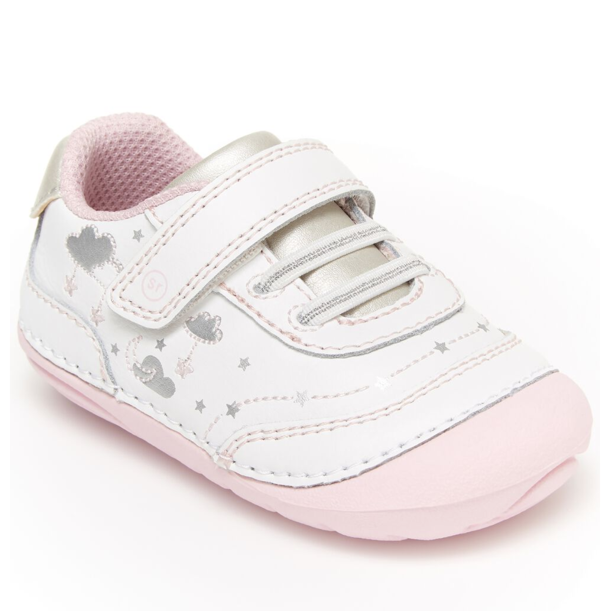 pink infant sneakers