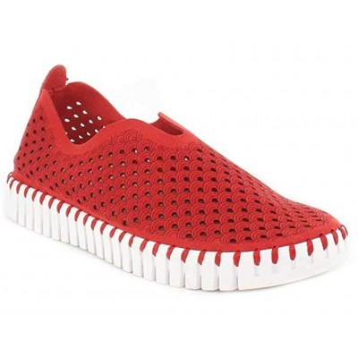 Ilse Jacobsen Women's Tulip Flat Red | Laurie's Shoes