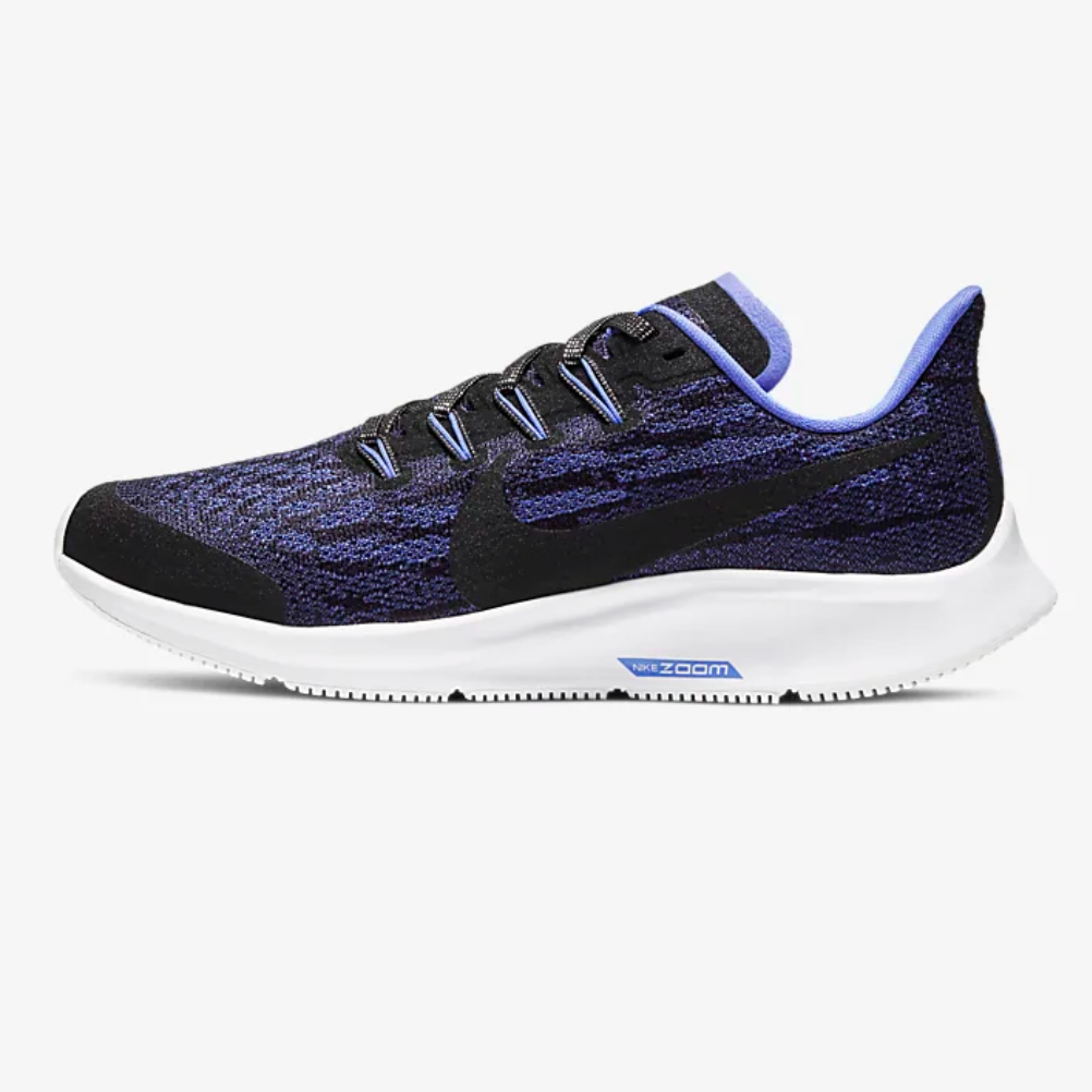 Nike Kid's Air Zoom Pegasus 36 Black & Sapphire | Laurie's Shoes