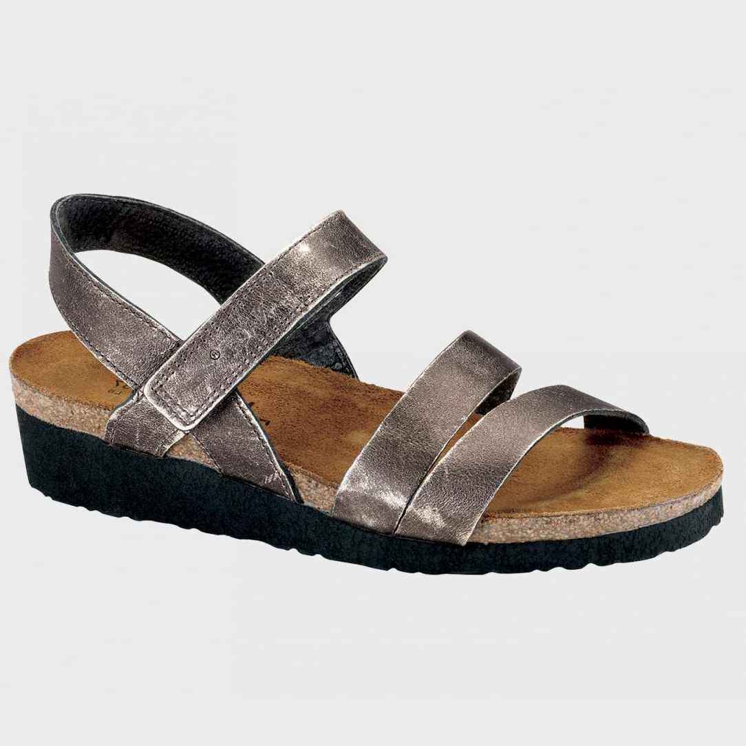 Naot Women's Kayla Sandal Metal Leather | Laurie's Shoes