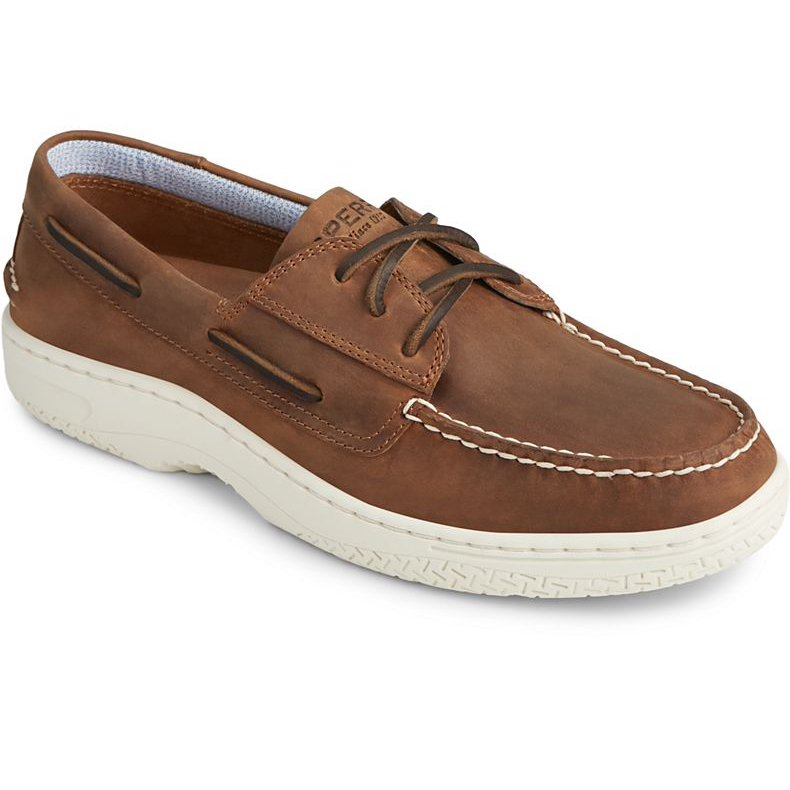 Sperry Men's Billfish PLUSHWAVE Boat Shoe Sonora Leather | Laurie's Shoes