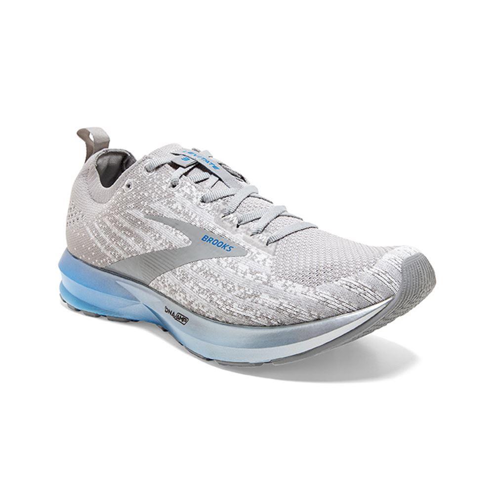 brooks grey running shoes