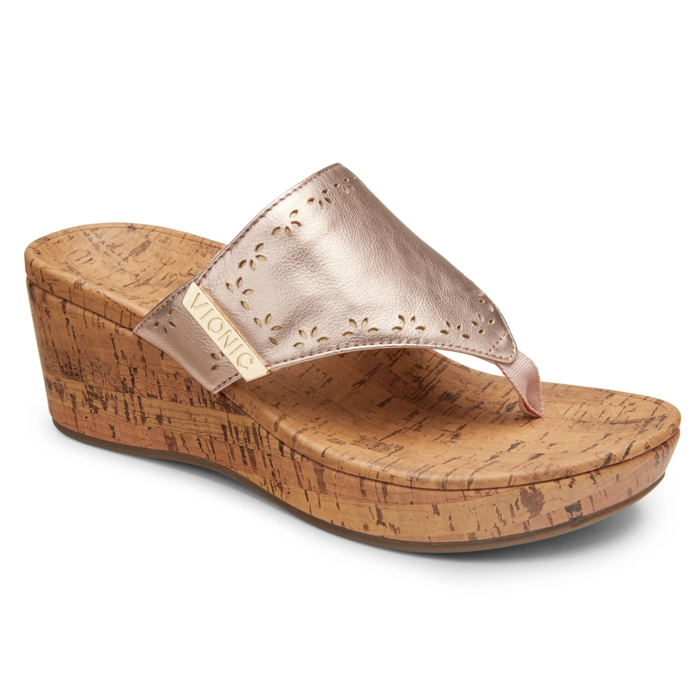vionic rose gold sandals