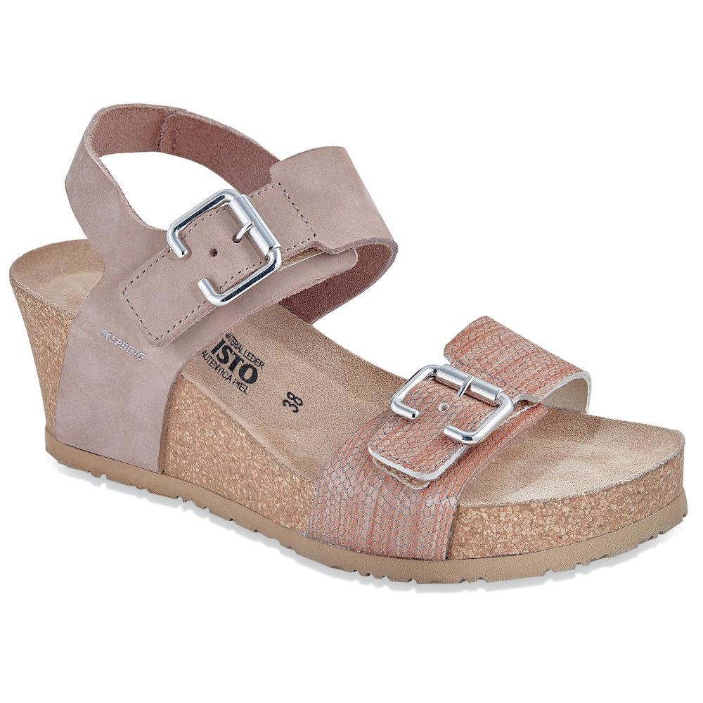 Lissandra Wedge Sandal Taupe 