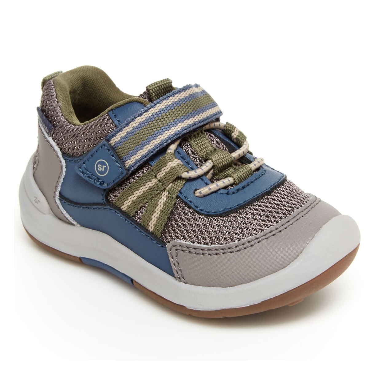 Stride Rite Toddler/Kid SRTech Jasper Sneaker Taupe | Laurie's Shoes