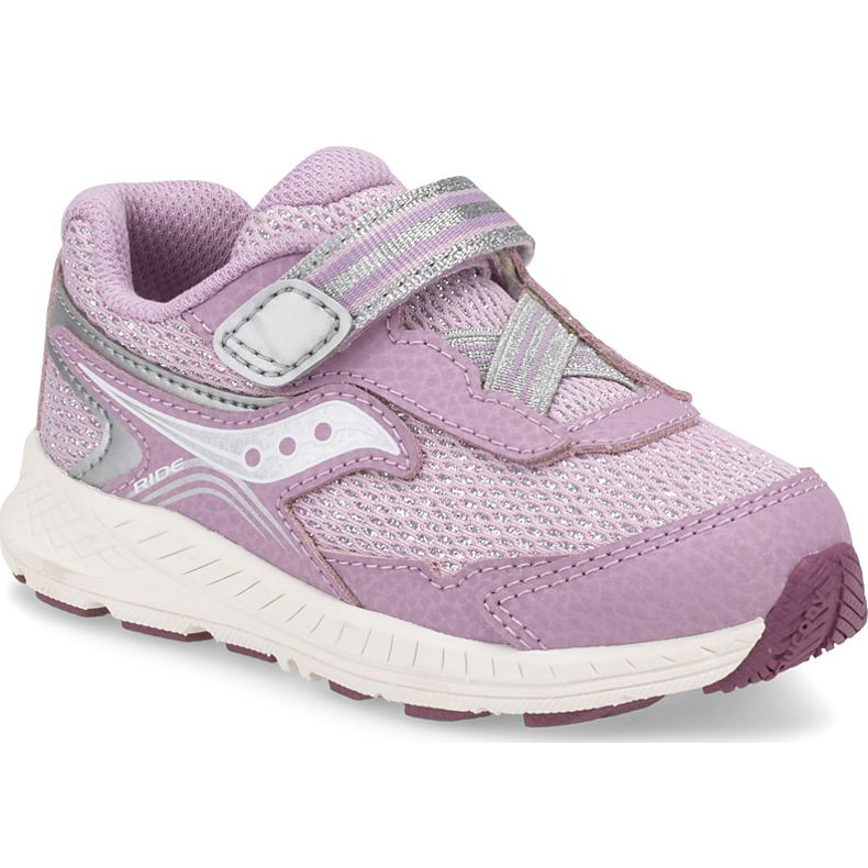 Saucony Kid s Ride 10 Sneaker Pink Metallic Laurie s Shoes