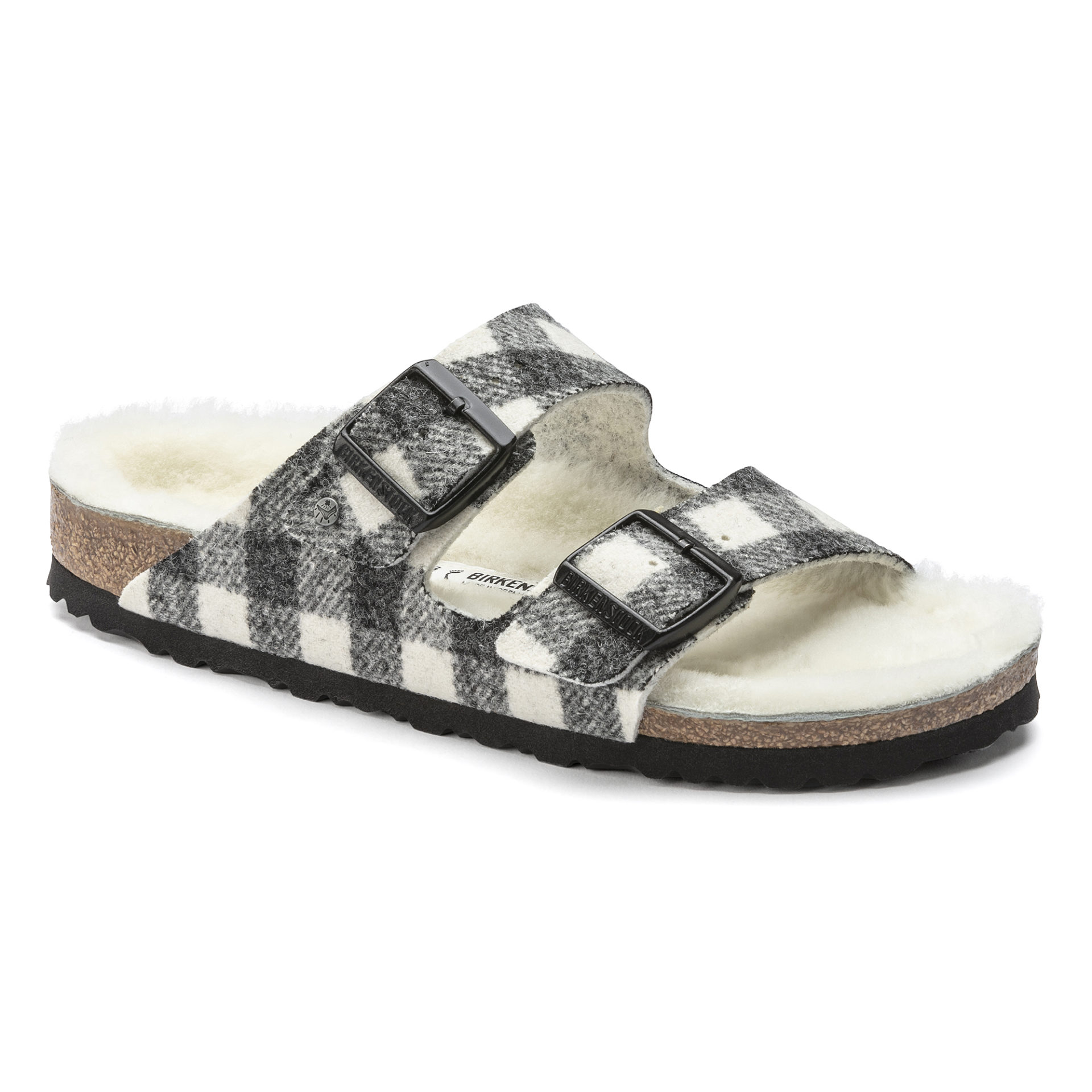 birkenstock grey shearling