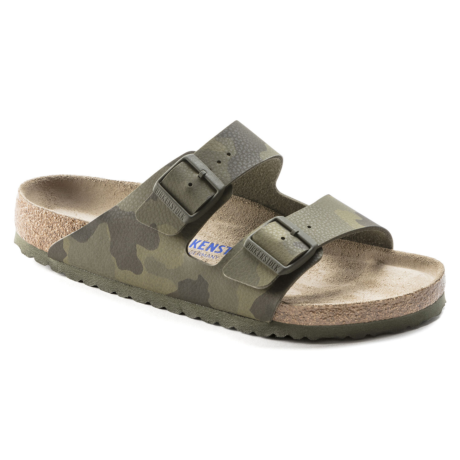 birkenstock arizona soft footbed apricot
