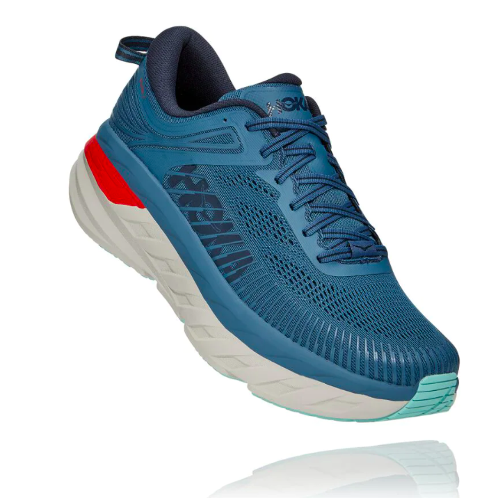 Hoka One One Men's Bondi 7 Real Teal | Laurie's Shoes