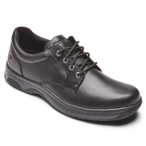 Dunham Men's 8000 Service Plain Toe Oxford Black | Laurie's Shoes