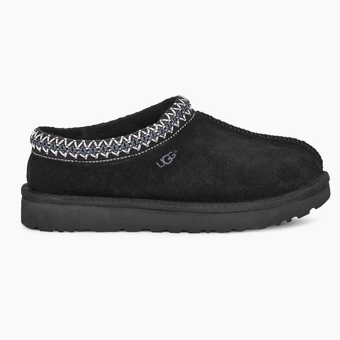  UGG Women's Tasman Slipper, Black, 11