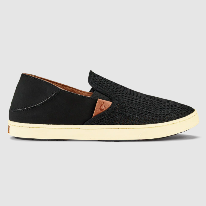 Olukai Women s Pehuea Slip On Sneaker Black Laurie s Shoes