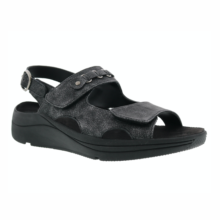 Drew Women's Selina Sandal Black | Laurie's Shoes