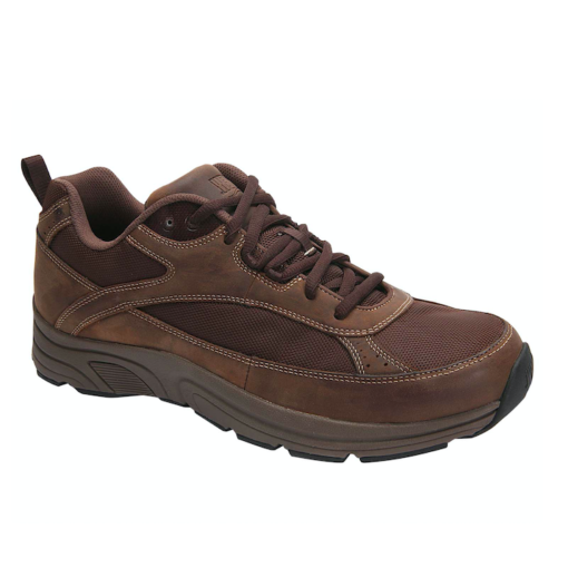 Drew Men's Aaron Sneaker Brown Nylon/Mesh | Laurie's Shoes