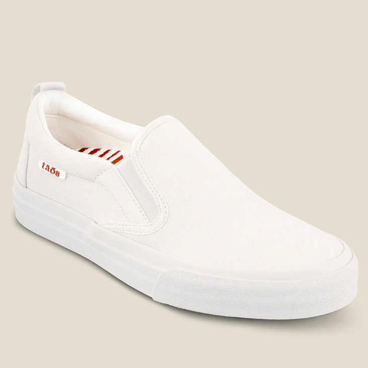 Taos Women s Rubber Soul Sneaker White Laurie s Shoes