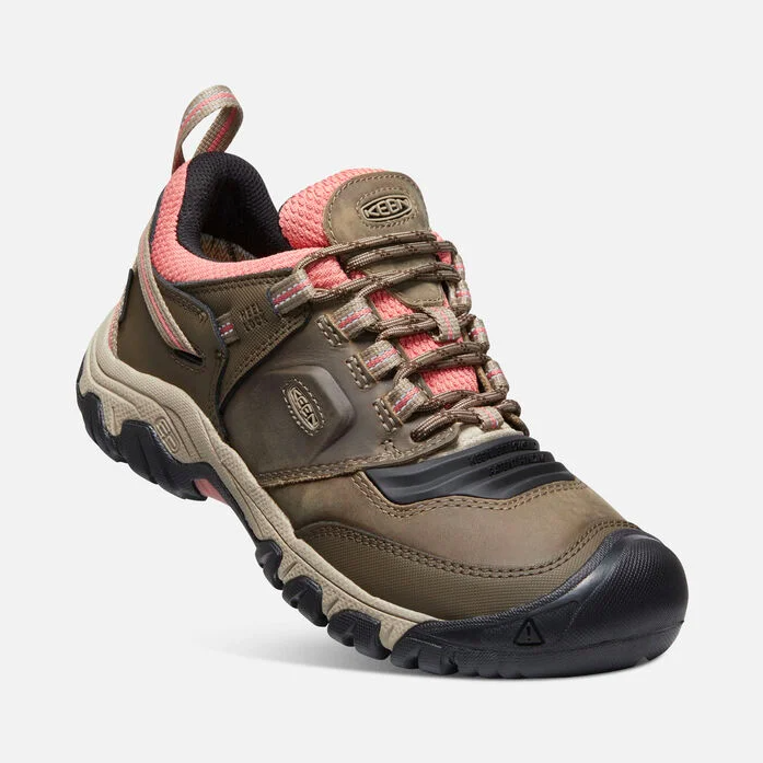 Keen Women's Ridge Flex Waterproof Timberwolf/Brick Dust Laurie's Shoes