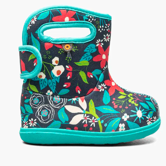 Bogs Baby Bogs II Boots Cartoon Flower Ink Blue Multi | Shoes