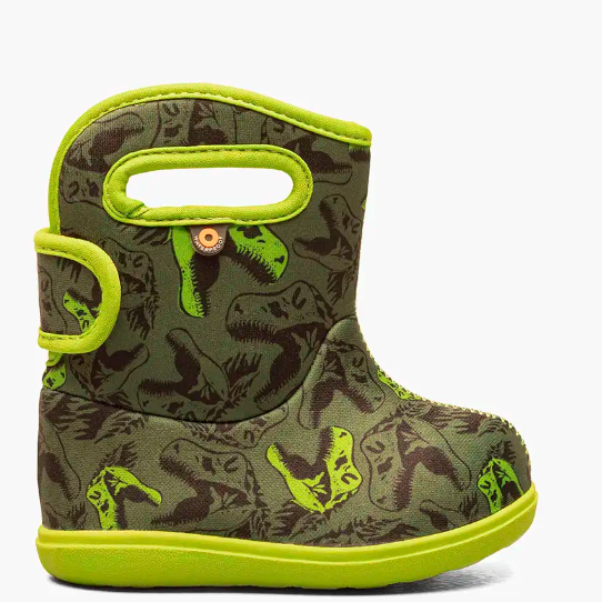 Bogs Baby Bogs II Boots Cool Dino Dark Green Multi | Laurie's Shoes