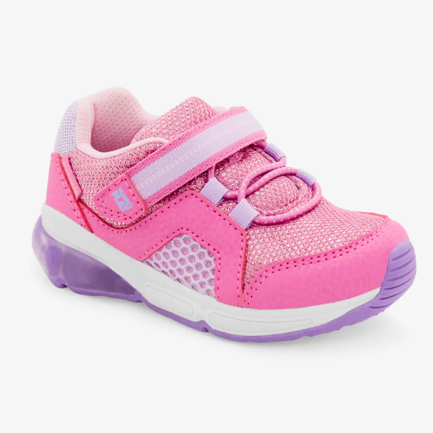 Stride Rite Kid's Lumi Bounce Light-Up Sneaker Pink | Laurie's Shoes