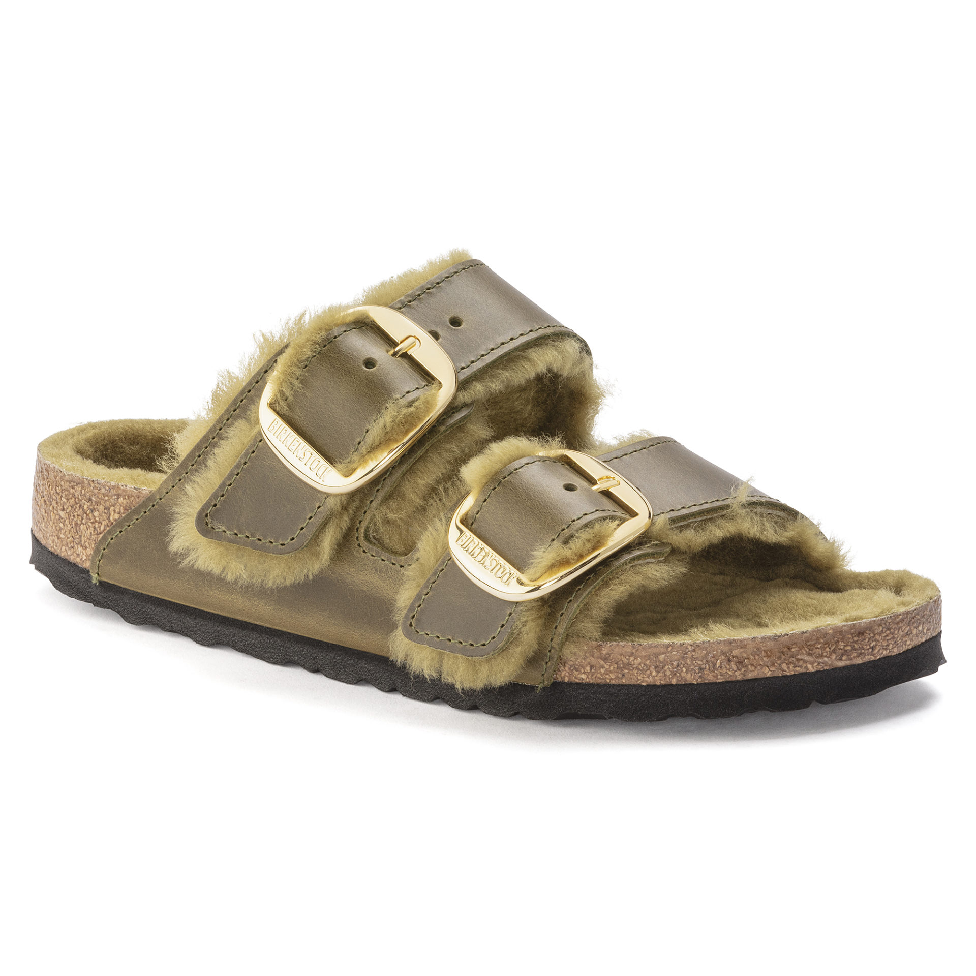 Birkenstock Arizona Shearling Suede Slipper