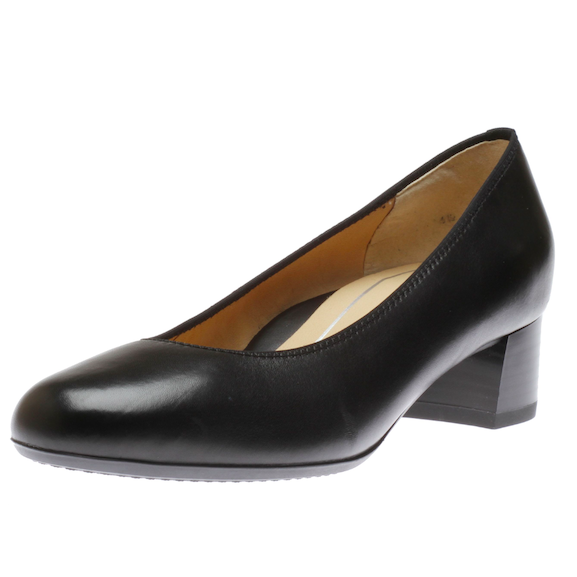 Ara Women's Vivian Block Heel Pump Black | Laurie's Shoes