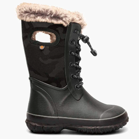 Bogs Kid s Arcata Tonal Camo Winter Boots Black Laurie s Shoes